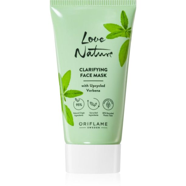 Oriflame Love Nature Upcycled Verbena почистваща маска за лице 30 мл.