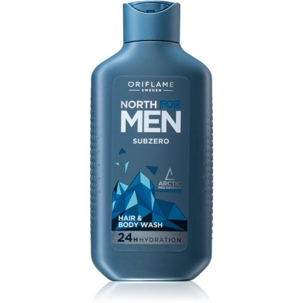 Oriflame North for Men Subzero шампоан и душ гел 2 в 1 за мъже 250 мл.