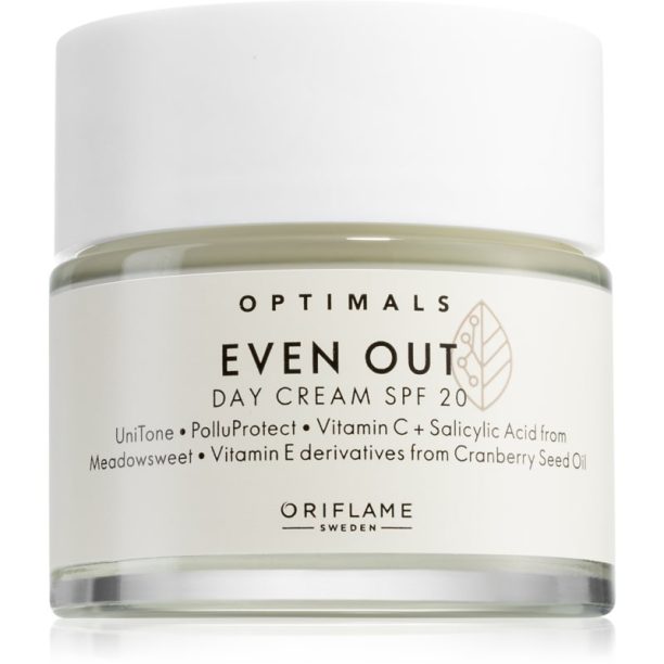 Oriflame Optimals Even Out дневен крем против пигментни петна SPF 20 50 мл.