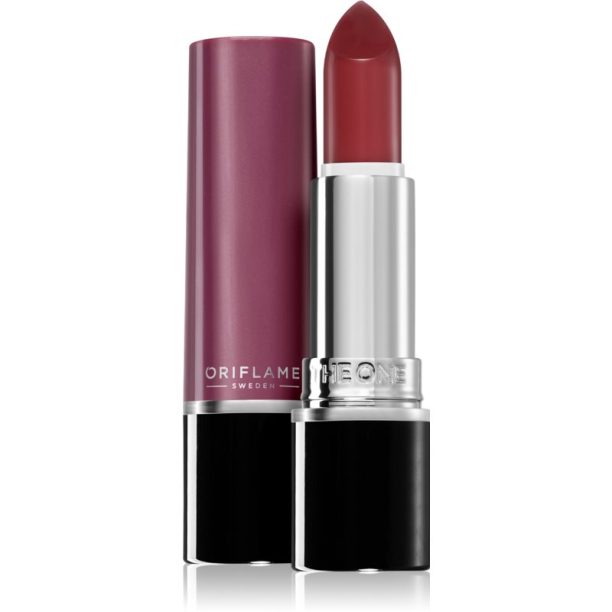 Oriflame The One Angels & Rebels високо пигментирано кремообразно червило цвят Unruly Plum 3