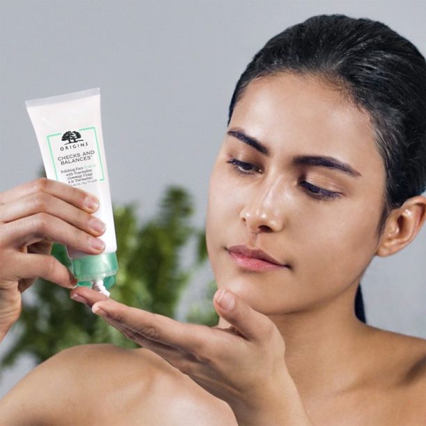 Origins Checks and Balances™ Polishing Face Scrub изглаждащ пилинг за лице 75 мл. купи на топ цена