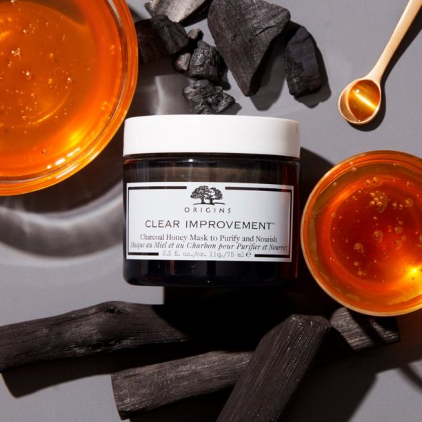 Origins Clear Improvement® Charcoal Honey Mask To Purify & Nourish почистваща маска с активни въглища 30 мл. на ниска цена