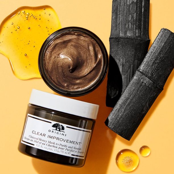 Clear Improvement® Charcoal Honey Mask To Purify & Nourish Origins Clear Improvement® Charcoal Honey Mask To Purify & Nourish почистваща маска с активни въглища 75 мл. - оригинален продукт