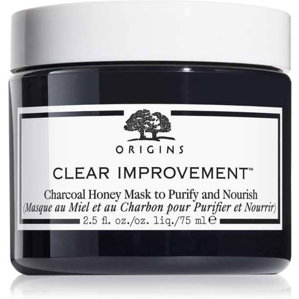 Clear Improvement® Charcoal Honey Mask To Purify & Nourish Origins Clear Improvement® Charcoal Honey Mask To Purify & Nourish почистваща маска с активни въглища 75 мл.