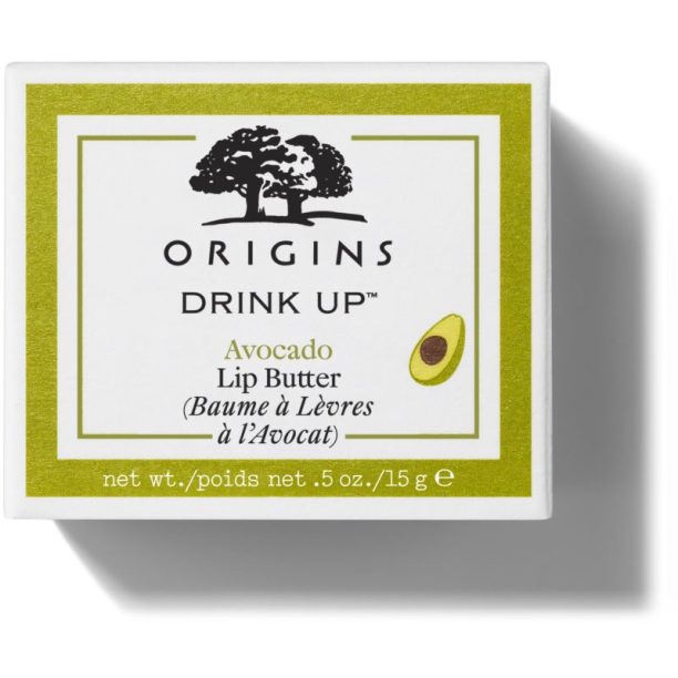 Origins Drink Up™ Avocado Lip Butter хидратиращ балсам за устни с авокадо 15 мл. купи на топ цена