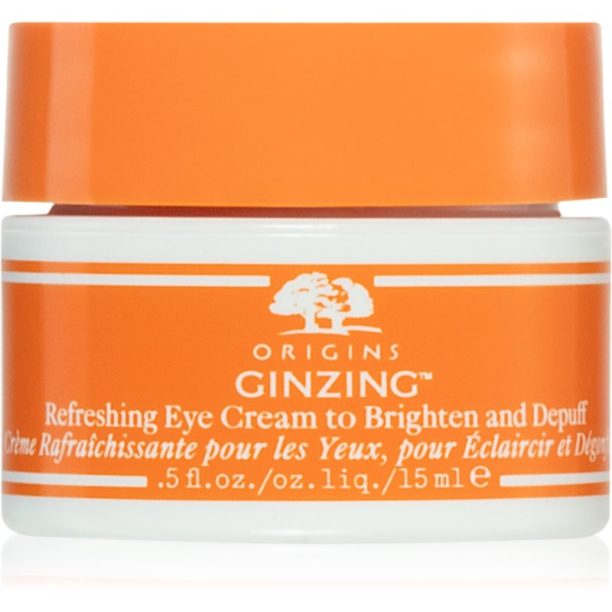 Origins GinZing™ Eye Cream To Brighten And Depuff озаряващ крем за околоочната зона против отоци и тъмни кръгове цвят Original 15 мл.