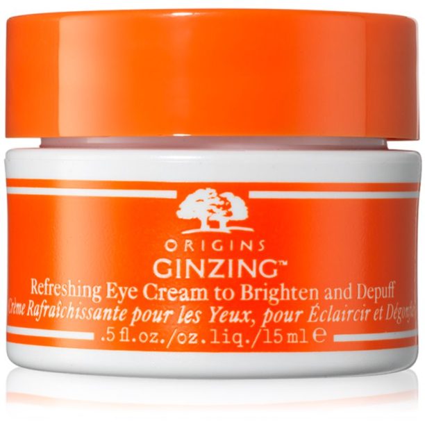 Origins GinZing™ Eye Cream To Brighten And Depuff озаряващ крем за околоочната зона против отоци и тъмни кръгове цвят Warm 15 мл.