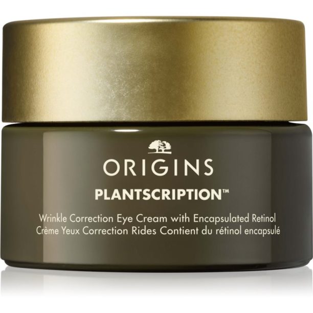 Origins Plantscription™ Wrinkle Correction Eye Cream With Encapsulated Retinol хидратиращ и изглаждащ очен крем с ретинол 15 мл. на ниска цена