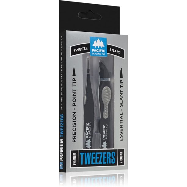 Pacific Shaving Premium Tweezers пинсета 2 бр.