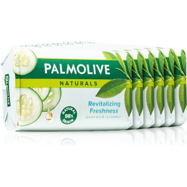 Palmolive Naturals Green Tea and Cucumber твърд сапун (със зелен чай)