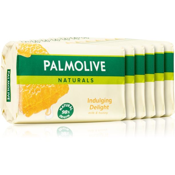 Palmolive Naturals Milk & Honey твърд сапун с мляко и мед 6x90 гр.