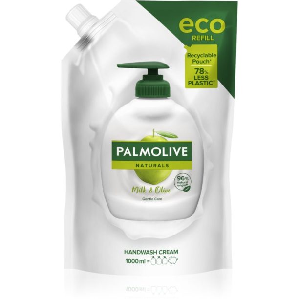 Palmolive Naturals Milk & Olive натурален течен сапун за ръце пълнител 1000 мл.