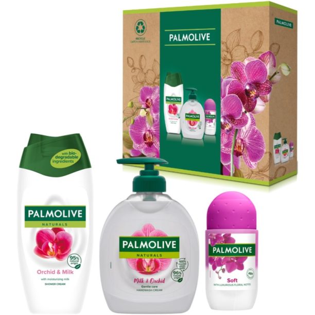 Palmolive Triple Naturals Orchid подаръчен комплект за жени