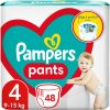 Pampers Active Baby Pants Size 4 еднократни пелени гащички 9-16 kg 48 бр. на ниска цена