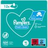 Pampers Fresh Clean XXL мокри почистващи кърпички за деца за чувствителна кожа 12x52 бр. на ниска цена