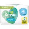 Pampers Harmonie Aqua мокри почистващи кърпички за деца 4x48 бр.