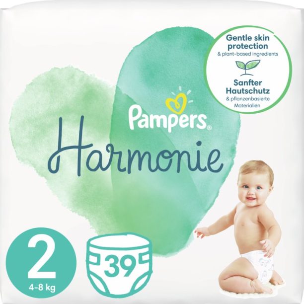 Pampers Harmonie Size 2 еднократни пелени 4 – 8 kg 39 бр.