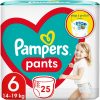 Pampers Pants Size 6 еднократни пелени гащички 14-19 kg 25 бр.