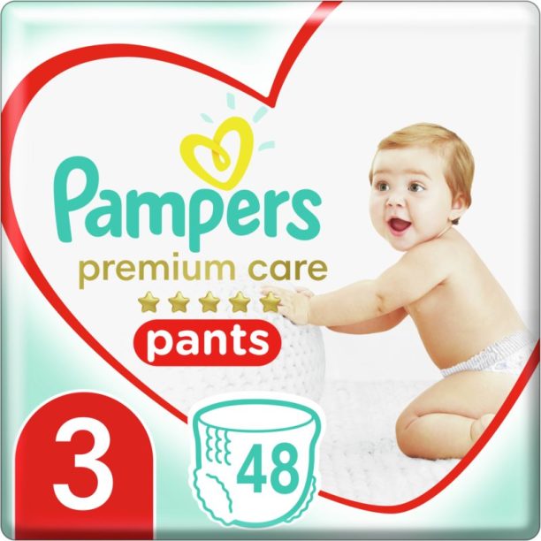 Pampers Premium Care Pants Midi Size 3 пелени-гащички 6-11kg 48 бр.