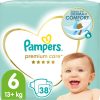 Pampers Premium Care Size 6 еднократни пелени 13+ kg 38 бр. на ниска цена