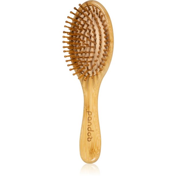 Pandoo Bamboo Hairbrush четка за коса от бамбуково дърво 1 бр.