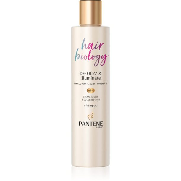 Pantene Hair Biology De-Frizz & Illuminate шампоан за суха и боядисана коса 250 мл.