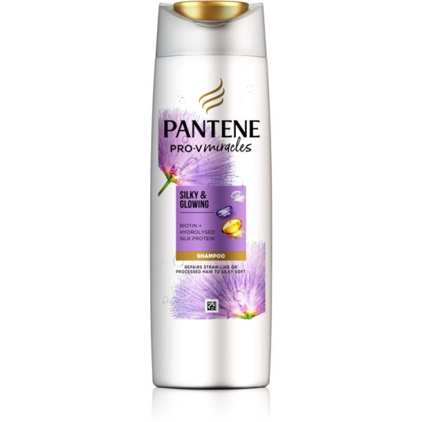 Pantene Pro-V Miracles Silky & Glowing деликатен шампоан за ежедневна употреба 300 мл.