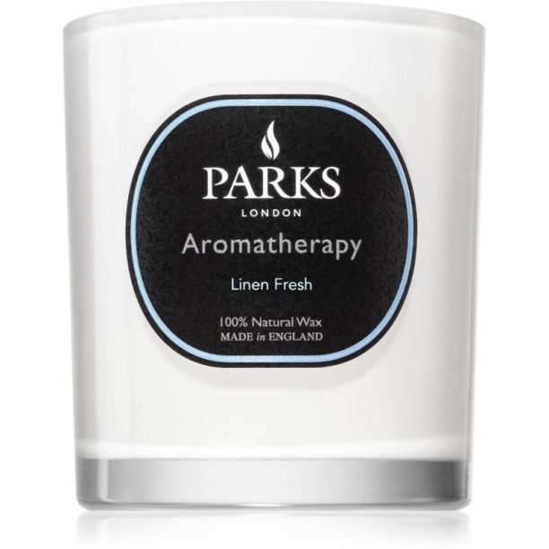 Parks London Aromatherapy Linen Fresh ароматна свещ 220 гр.