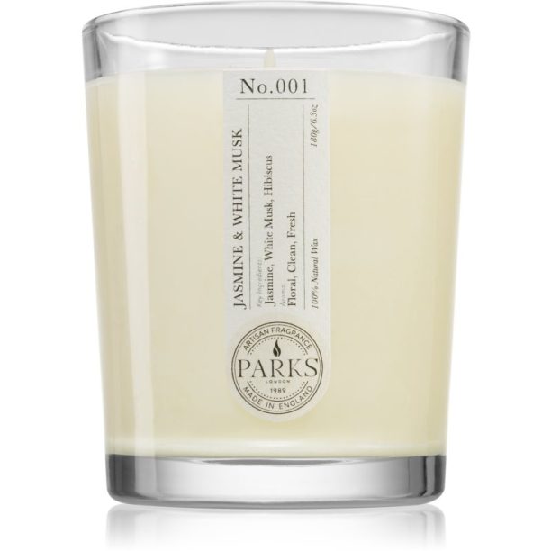 Parks London Home Jasmine & White Musk ароматна свещ 180 гр.