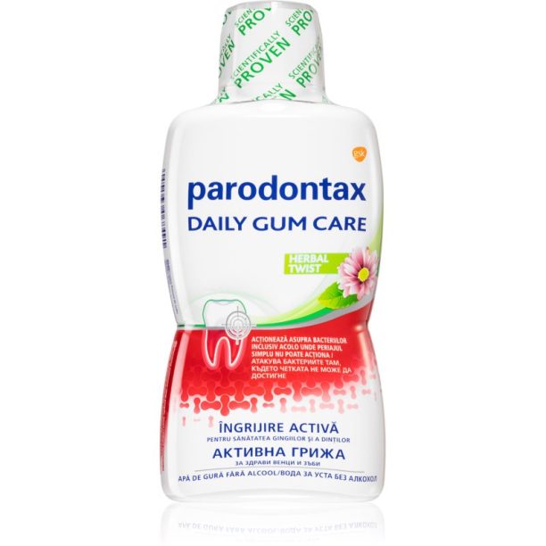 Parodontax Daily Gum Care Herbal вода за уста 500 мл.