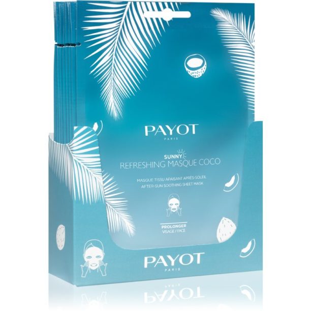 Payot Sunny Masque Après-Soleil освежаваща и успокояваща маска след слънчеви бани 10 бр. на ниска цена