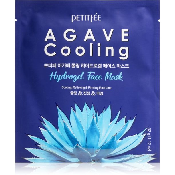 Petitfée Agave Cooling интензивна хидрогелна маска за успокояване на кожата 32 гр.