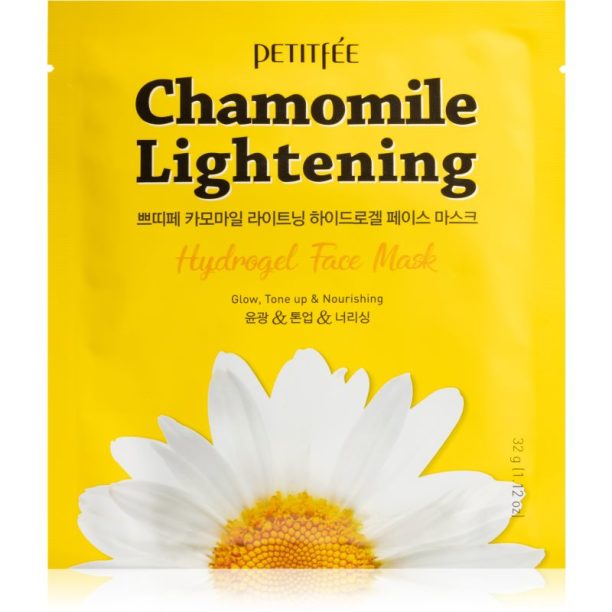 Petitfée Chamomile Lightening Изсветляваща маска за освежаване и хидратация 32 гр.