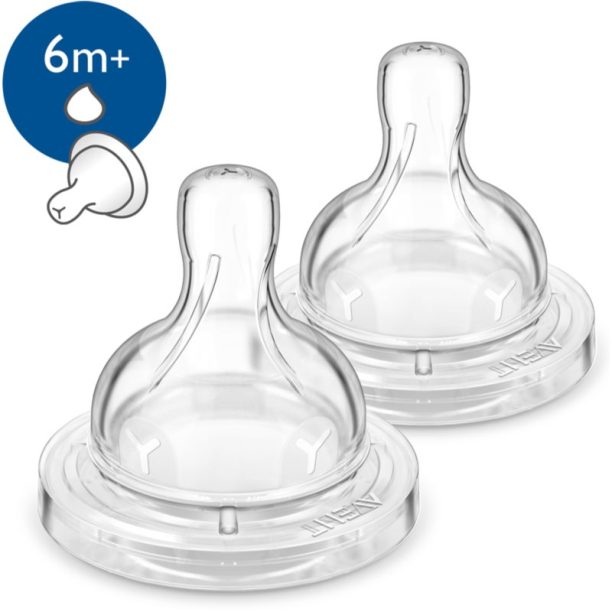 Philips Avent Anti-colic Y биберон против колики 6m+ 2 бр.