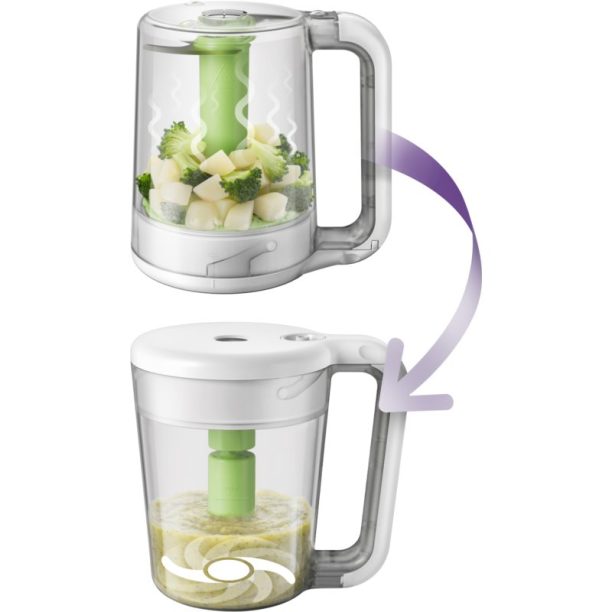 Philips Avent Combined Baby Food Steamer and Blender SCF870 тенджера и чопър за готвене на пара на ниска цена