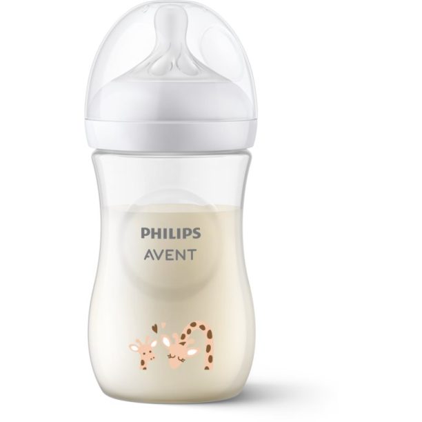 Philips Avent Natural Response 1 m+ бебешко шише Giraffe 260 мл. на ниска цена