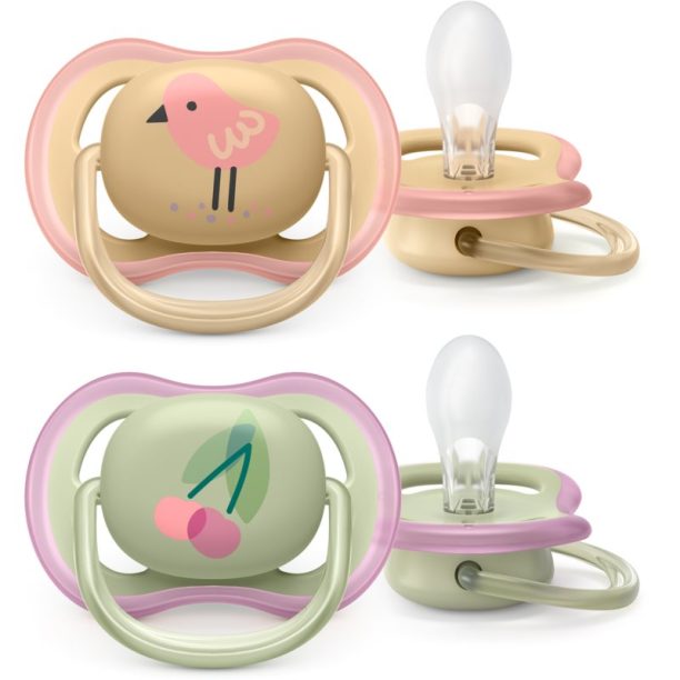 Philips Avent Ultra Air 0-6 m биберон Girl Cherry 2 бр. на ниска цена