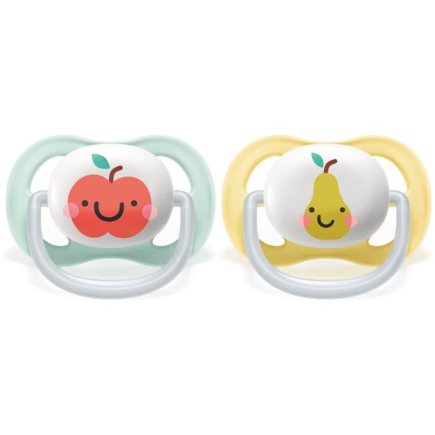 Philips Avent Ultra Air 0-6 m биберон Neutral Apple 2 бр. на ниска цена