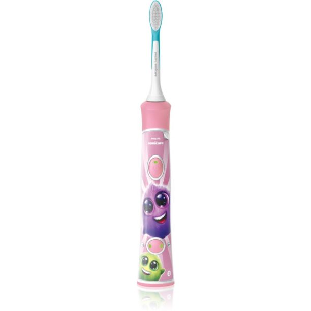 Philips Sonicare For Kids 3+ HX6352/42 звукова електрическа четка за зъби за деца с Bluetooth връзка Pink 1 бр. на ниска цена