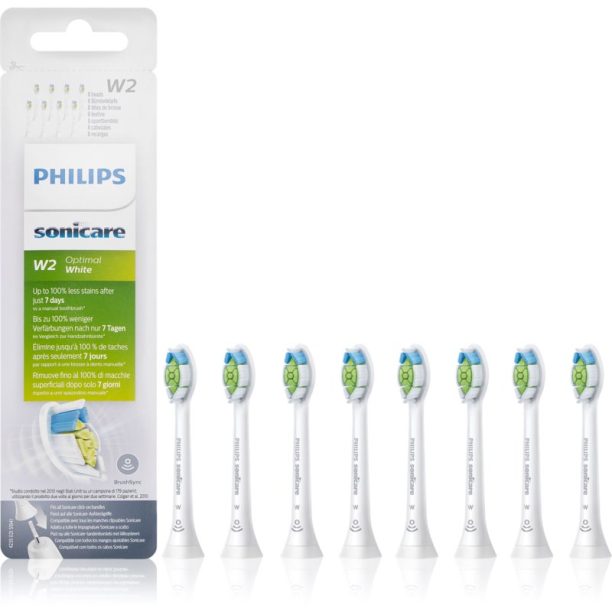 Philips Sonicare Optimal White Standard HX6068/12 резервни глави за четка за зъби 8 бр. на ниска цена