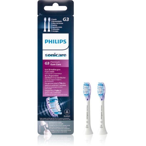 Philips Sonicare Premium Gum Care Standard HX9052/17 резервни глави за четка за зъби White 2 бр.