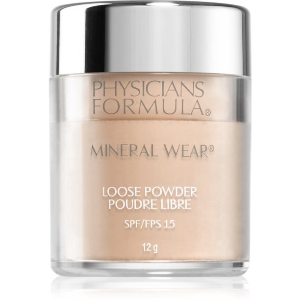 Physicians Formula Mineral Wear® насипен минерален пудров фон дьо тен цвят Translucent Light 12 гр.