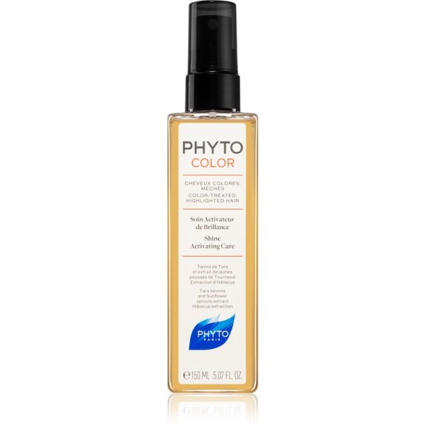 Phyto Color Shine Activating Care грижа без отмиване за блясък и защита на боядисана коса 150 мл.