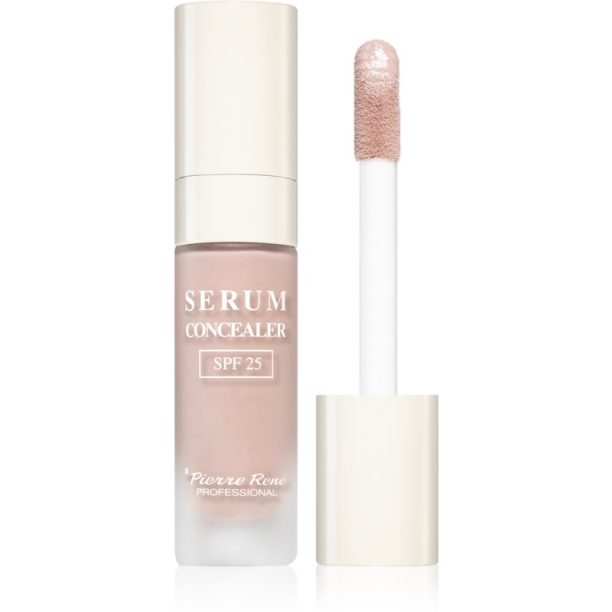 Pierre René Serum Concealer течен коректор SPF 25 цвят No. 01 7 мл.