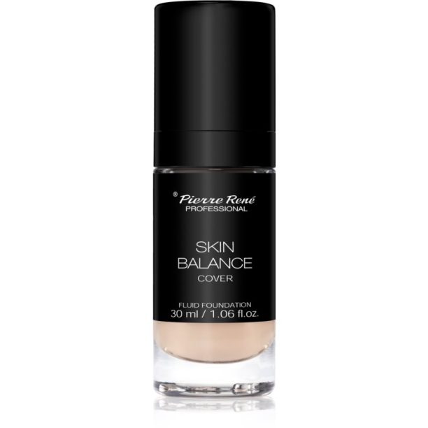 Pierre René Skin Balance Cover водоустойчив течен фон дьо тен цвят 20 Clear Light 30 мл.