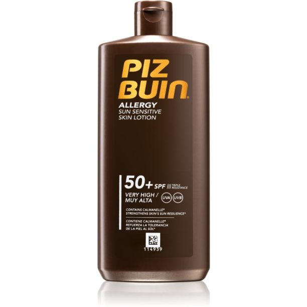 Piz Buin Allergy лосион за загар за чувствителна кожа SPF 50+ 400 мл.