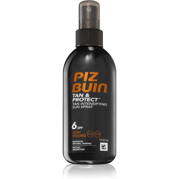 Piz Buin Tan & Protect лек спрей за тен SPF 6 150 мл.