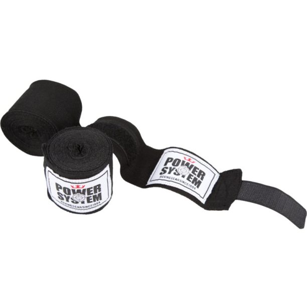 Power System Boxing Wraps боксьорски бандаж боя Black 1 бр.