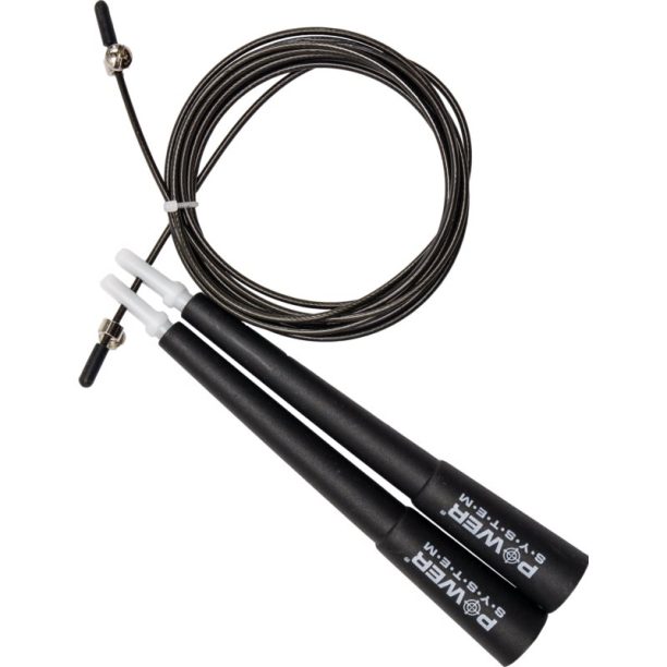 Power System Crossfit Jump Rope въже за скачане боя Black 1 бр.