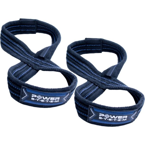 Power System Figure 8 Straps фитнес фитили боя Blue L/XL 2 бр.